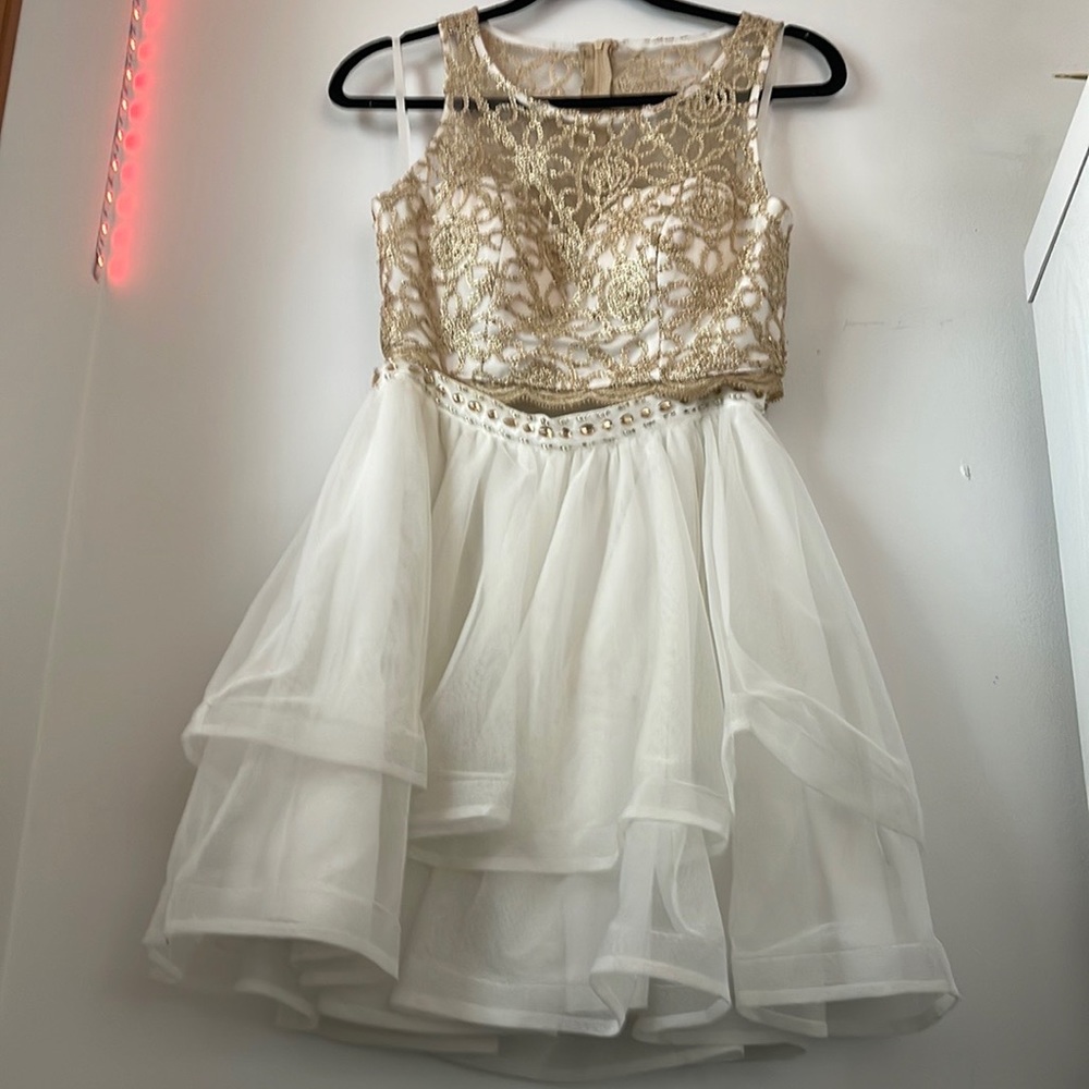 Sequin Hearts Prom Dress